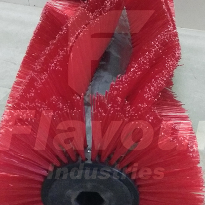 Cleaning machine brush